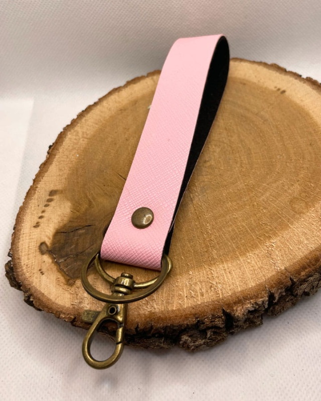 Personalizowany  Brelok Baby Pink z imieniem