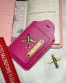 Identyfikator, zawieszka do bagażu personalizowana - Hot Pink