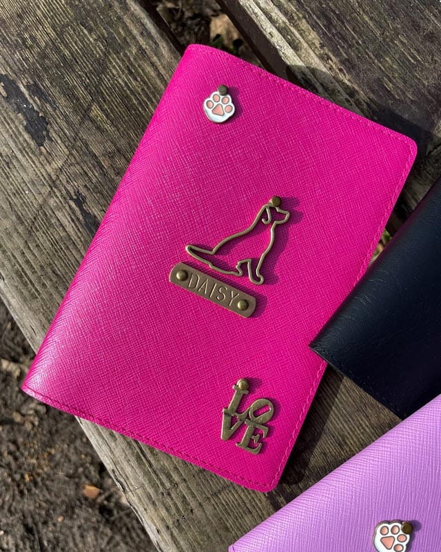 personalizowane etui na paszport psa, kota, zwierząt, personalizowana okładka A6, etui na książeczkę zdrowia psa weterynaryjną