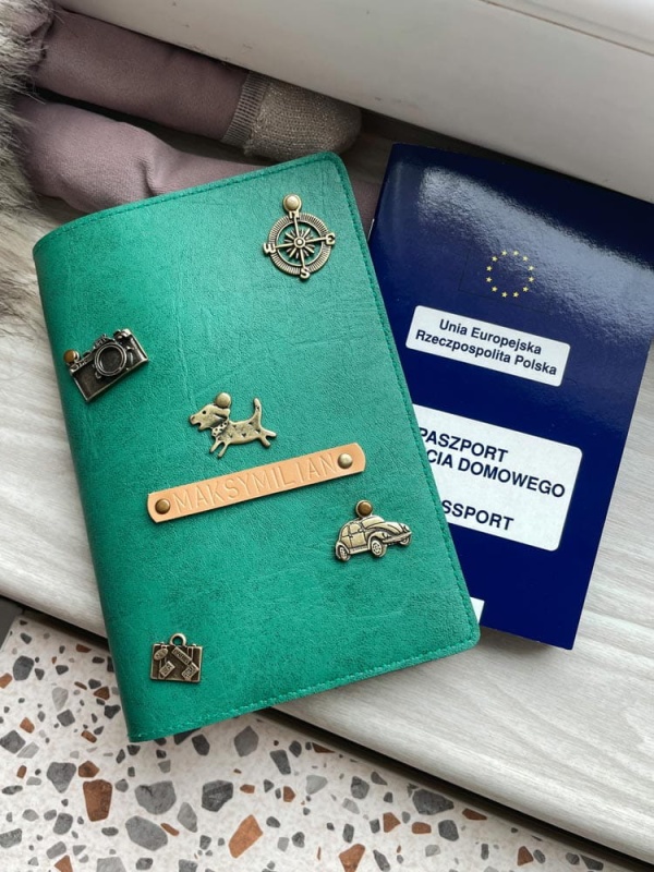 personalizowane etui na paszport psa, kota, zwierząt, personalizowana okładka A6, etui na książeczkę zdrowia psa weterynaryjną