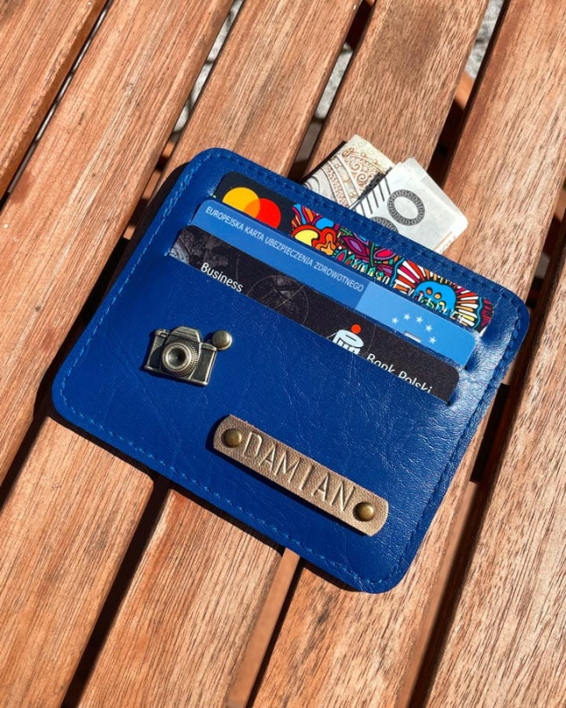 personalizowane etui na karty, portfel