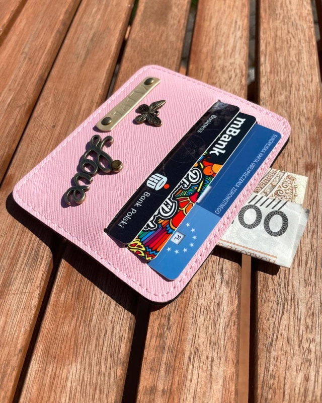 personalizowane etui na karty portfel