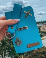 personalizowane etui na paszport z przypinkami, personalizowany pokrowiec na paszport