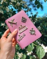 personalizowane etui na paszport z przypinkami, personalizowany pokrowiec na paszport