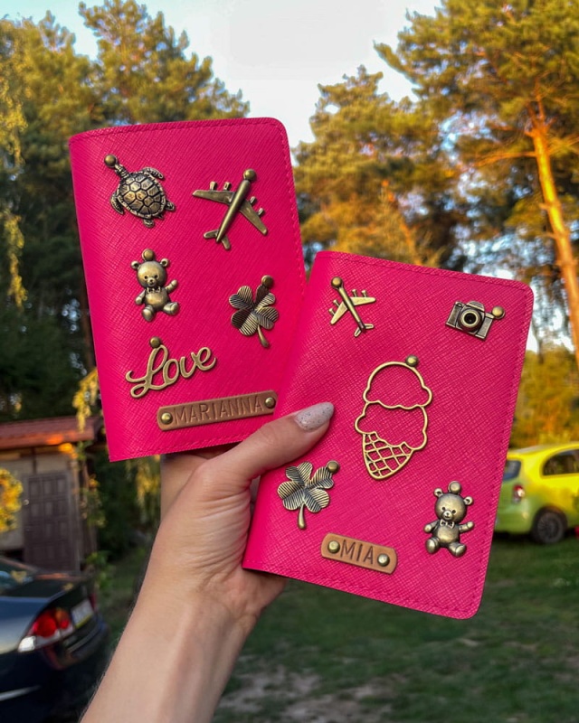 personalizowane etui na paszport, personalizowany pokrowiec na paszport