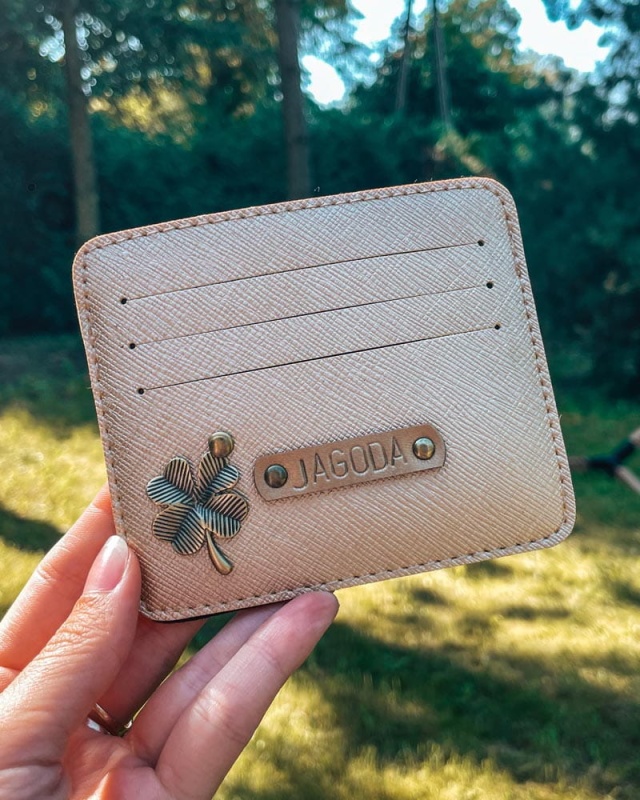 personalizowane etui na karty portfel