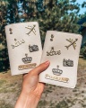 personalizowane etui na paszport okładka z przypinkami