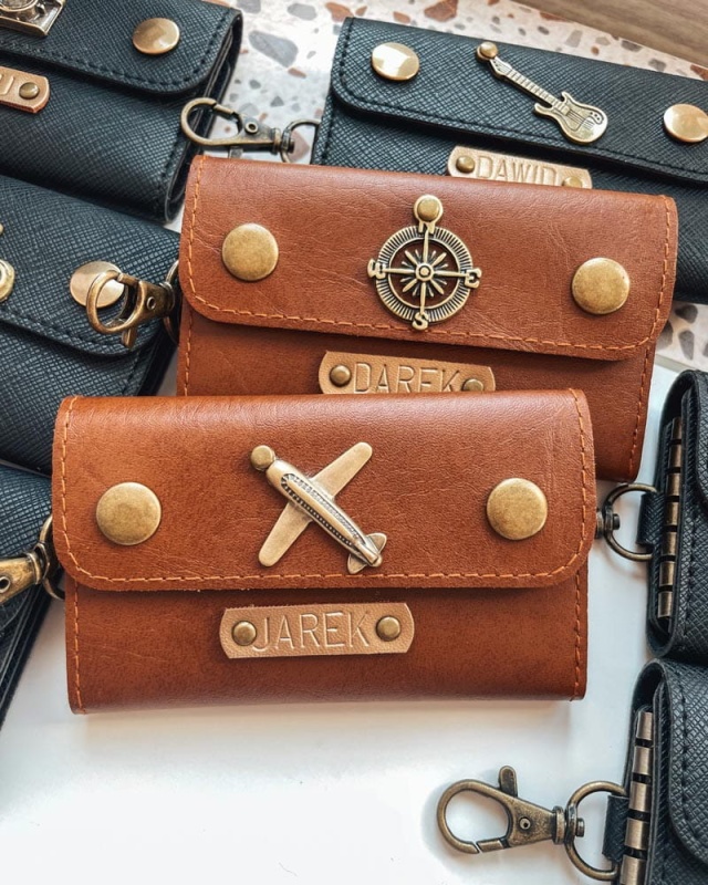 personalizowane etui na klucze organizer prezent