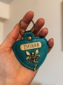 personalizowany brelok serce z imieniem