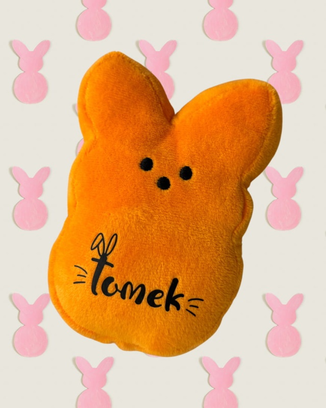 personalizowany zajączek wielkanocny z imieniem na prezent