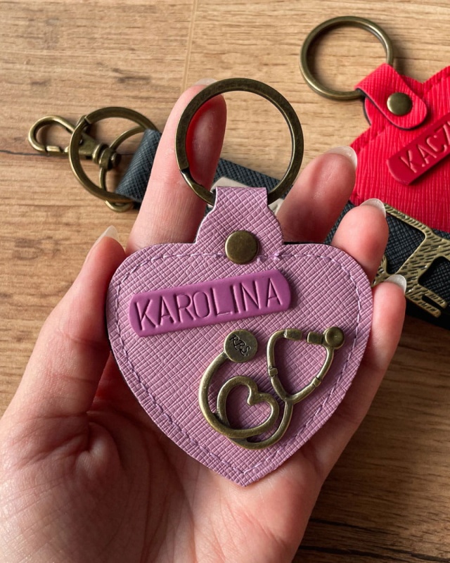 brelok serce personalizowany