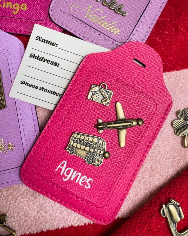 personalizowany zawieszka do bagażu, personalizowany identyfikator do walizki