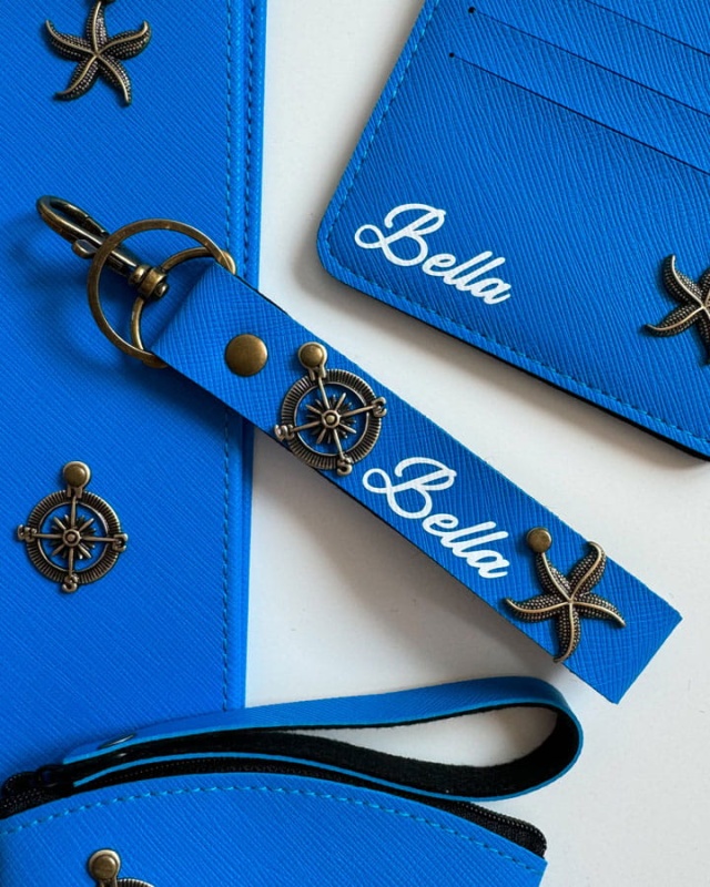 personalizowany brelok do kluczy na nadgarstek