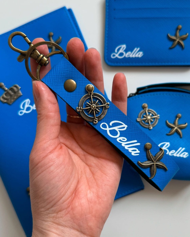 personalizowany brelok do kluczy na nadgarstek