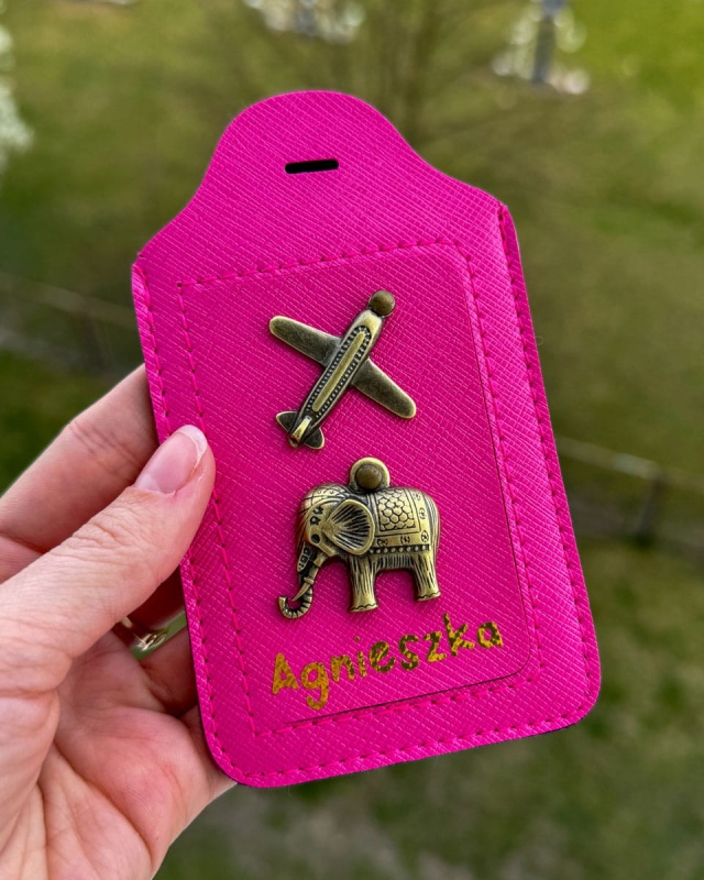 personalizowany Identyfikator, zawieszka do bagażu personalizowana
