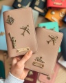 personalizowane etui na paszport z przypinkami okładka case