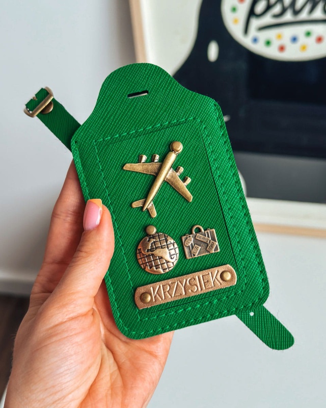 personalizowany Identyfikator, zawieszka do bagażu personalizowana