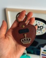 personalizowany brelok z imieniem serce