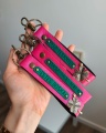 personalizowany brelok do kluczy, brelok z imieniem, brelok dla niej, różowy brelok personalizowany