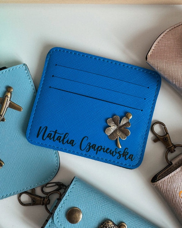 personalizowany portfel etui na karty