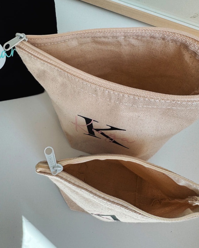 Personalizowana kosmetyczka bawełniana mini