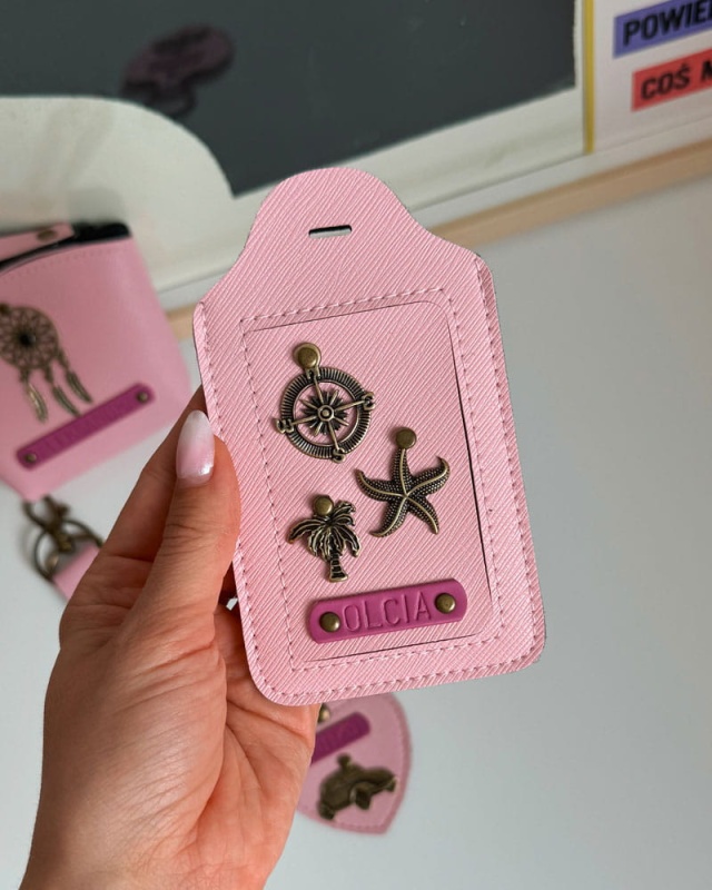 personalizowana zawieszka do bagażu identyfikator do walizki