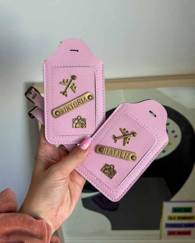 personalizowana zawieszka do bagażu identyfikator do walizki