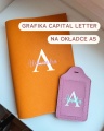 Personalizowana okładka A5 - grafika Capital Letter