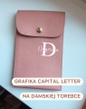 Personalizowana torebka damska- grafika Capital Letter