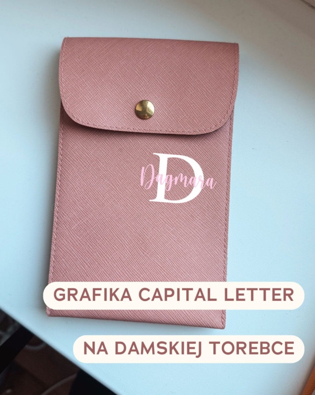 Personalizowana torebka damska- grafika Capital Letter