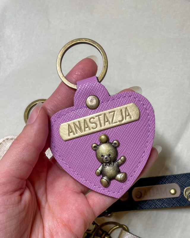 brelok serce personalizowany
