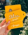 Identyfikator, zawieszka do bagażu personalizowana - Yellow