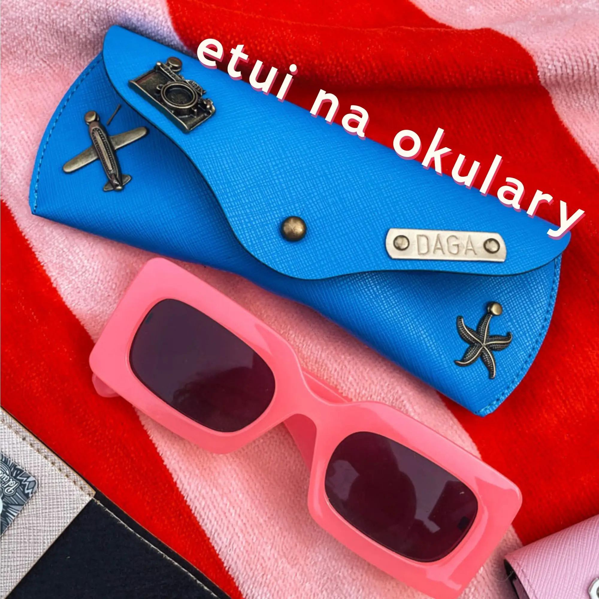 personalizowane etui na okulary Le Voyage Personalizacja